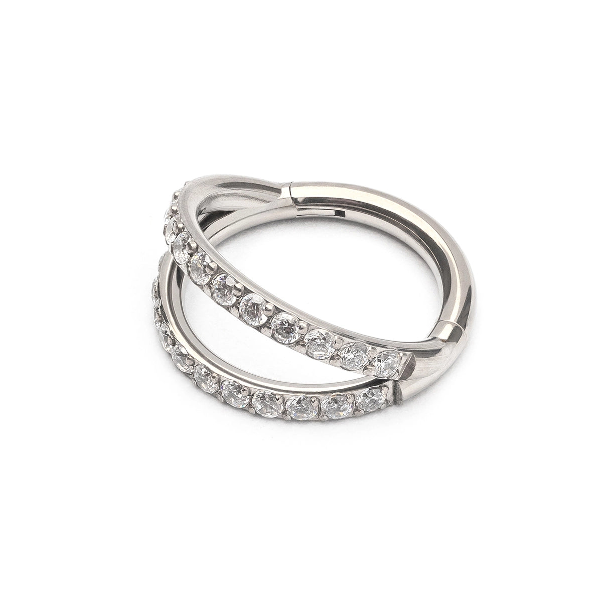 Dupli ring sa cirkonima