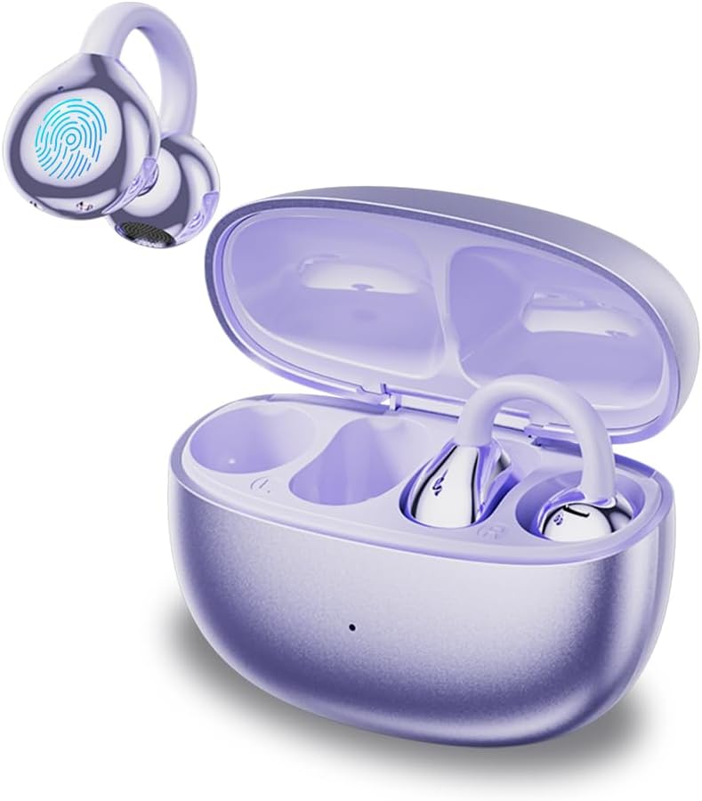 Mom & Hear open-ear slušalice u ljubičastoj boji za mame i tate